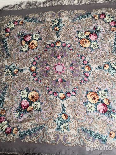 Новый павловопосадский платок 125х125