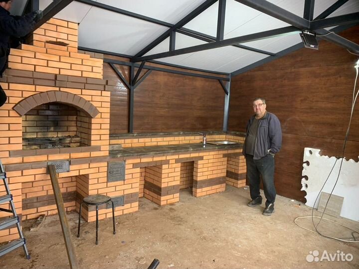 Печник кладка печей каминов и барбекю