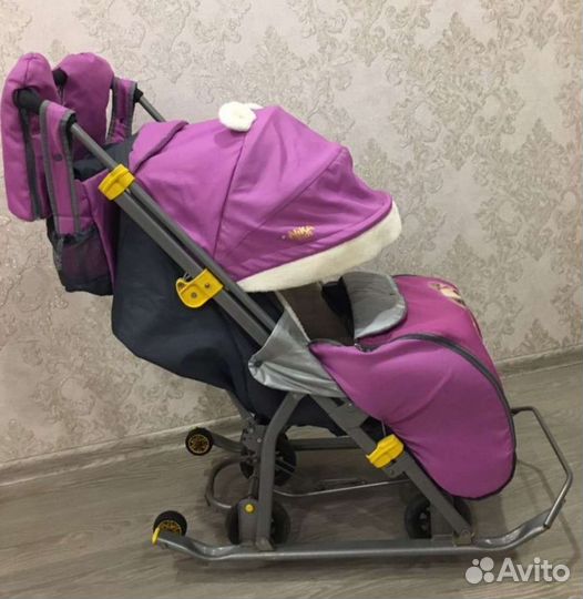 Детские санки коляска