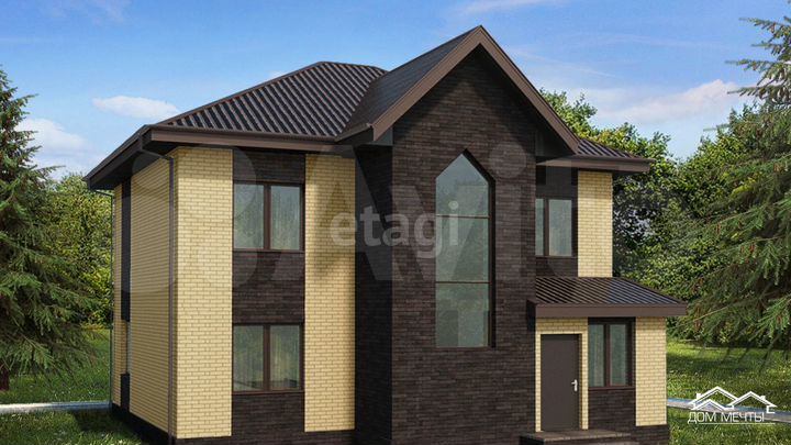 Дом 150 м² на участке 5 сот.