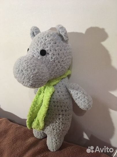 Мягкая игрушка бегемот