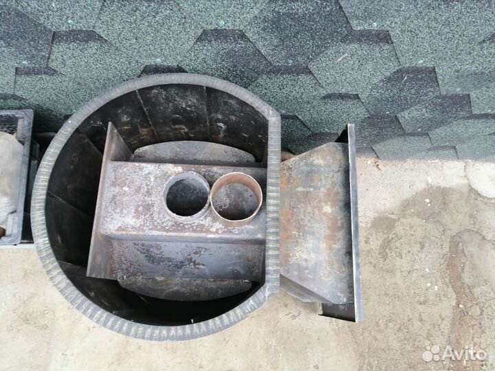 Печь каменка газо-дровяная 