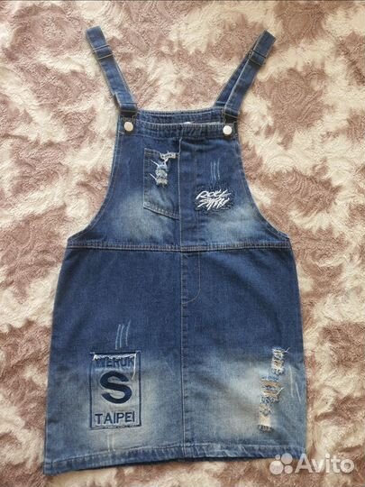 Сарафан джинсовый