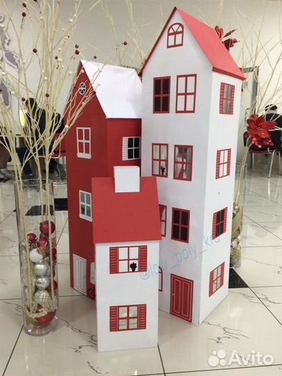 Объемная фигура из картона, декор