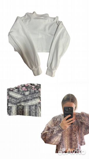 Укороченная кофта