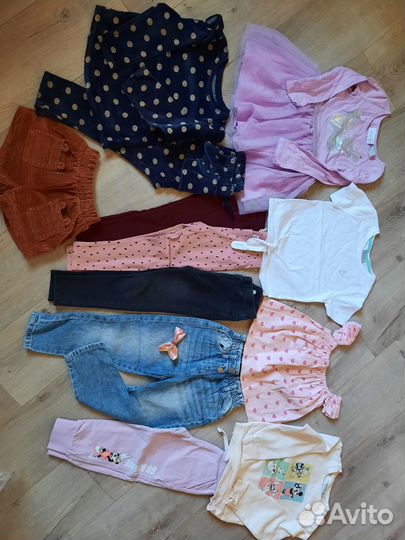Одежда на малышку брендовая 2-4