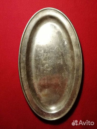 Поднос мельхиоровый. Кольчугино. мнц
