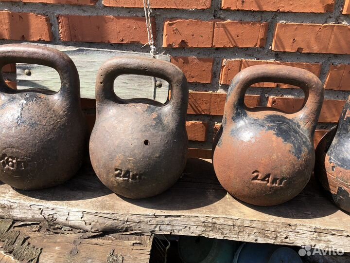 Гиря 24кг СССР