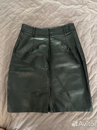 Кожаная юбка