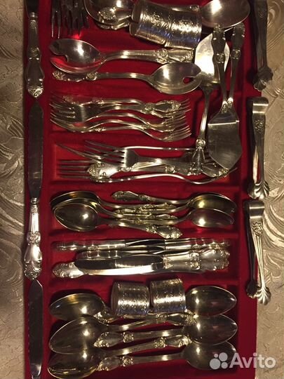 Столовые приборы из мельхиора Кольчугино новые