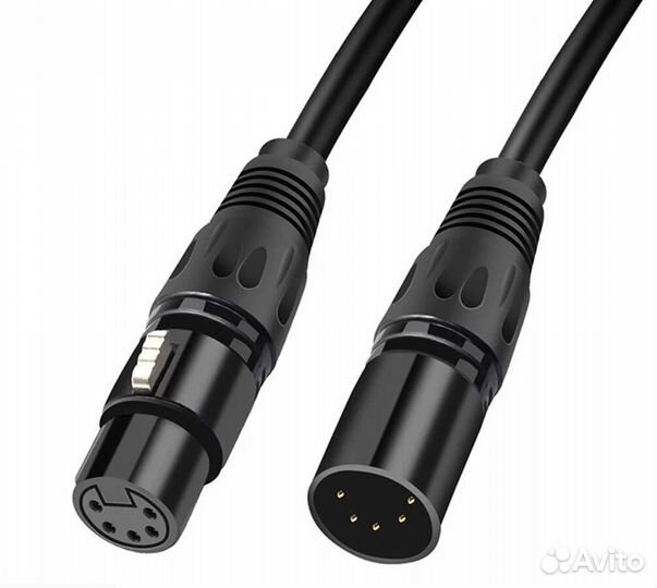 Кабель Tubon Микрофонный 5PIN XLR 3м