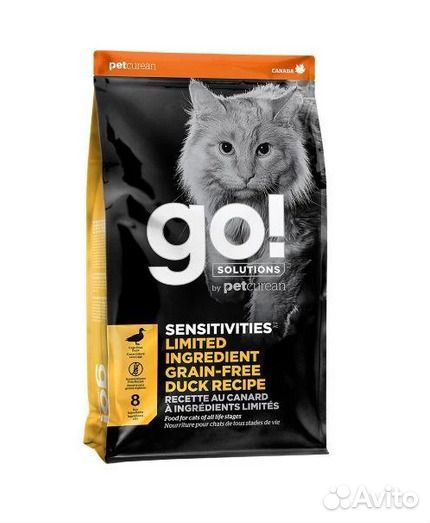 GO Беззерновой для котят и кошек с чувств. пищевар