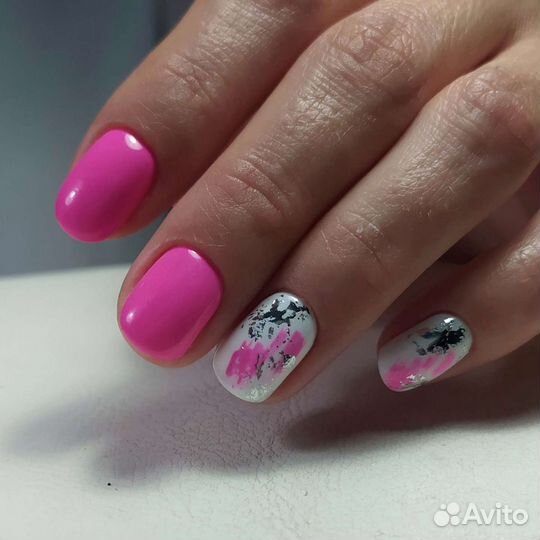 Маникюр, педикюр, гель лак,наращивание