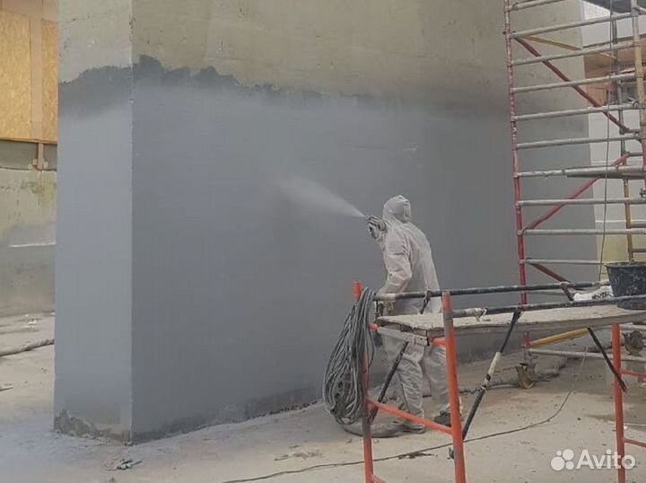 Гидроизоляция крыши полимочевиной