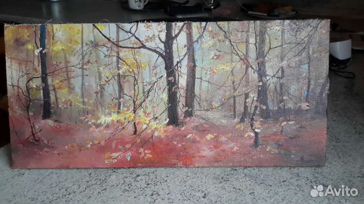 Картина.Холст.Масло.50на23 см. 