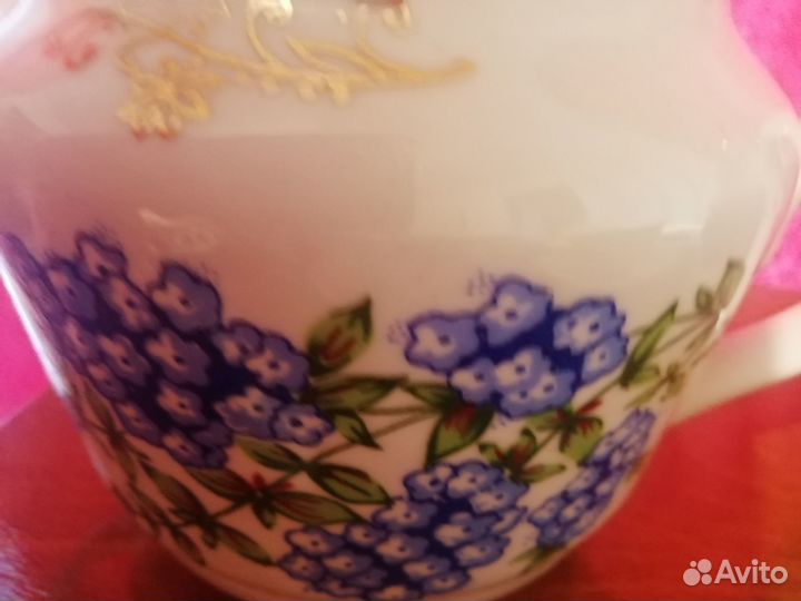 Новый чайный сервиз кобальт