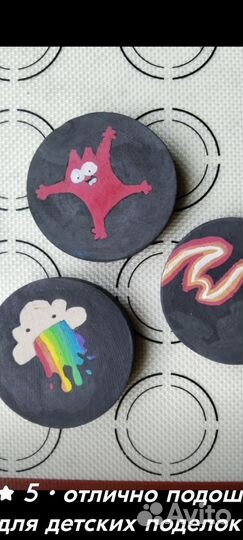 Спил берёзы без коры, шлифованные