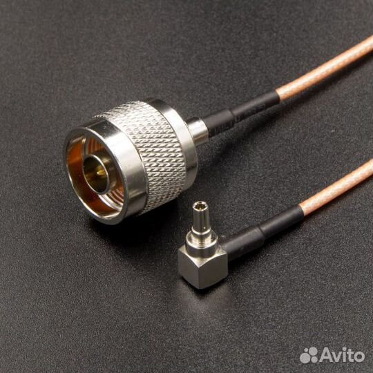 Переходник «пигтейл» CRC9 штекер угловой-N-штекер