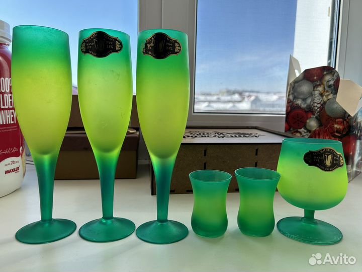 Хрустальные бокалы