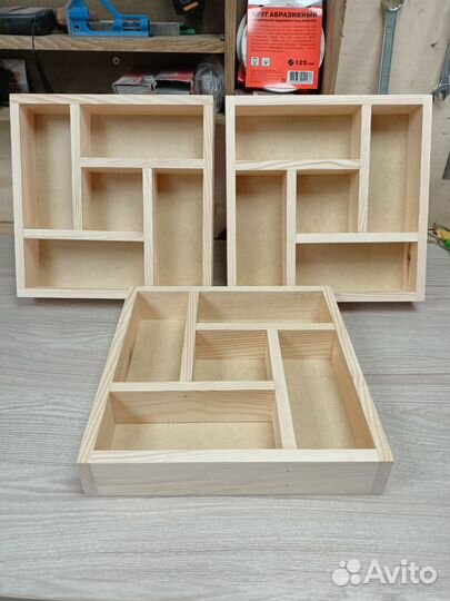 Деревянный подарочный ящик, бокс