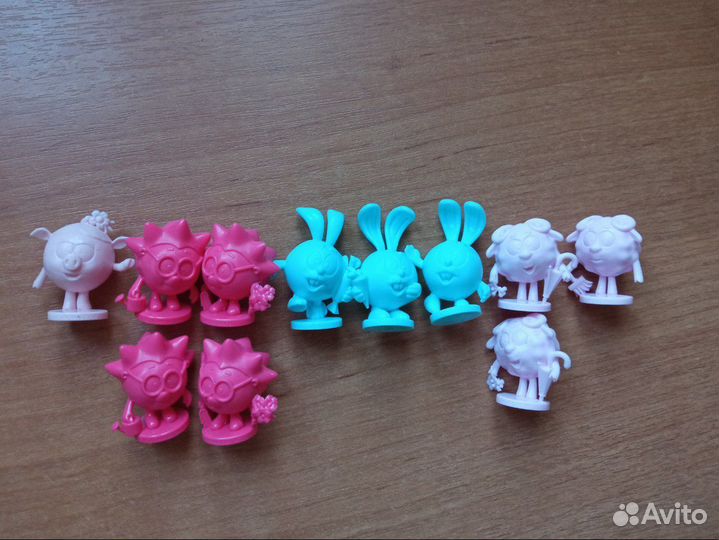 Фигурки Смешарики из шоколадных яиц Конфитрейд