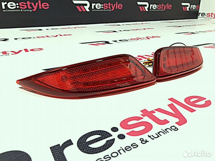 Катафоты Toyota Camry 55 14-17г Красные