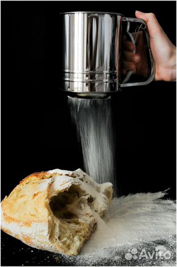 Кружка-сито для муки Vinzer 50255 850мл,12,5см