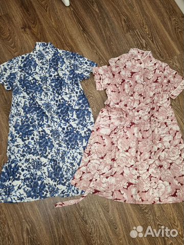 Платья-халаты новые СССР хлопок