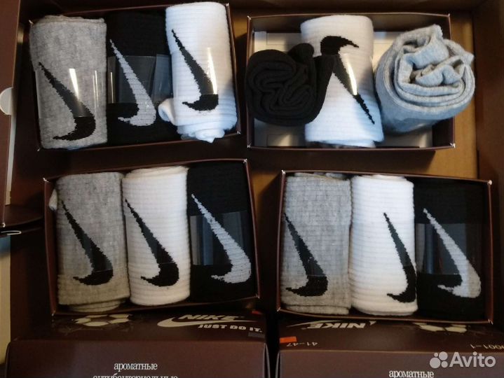 Мужские носки Nike для подарка в коробке