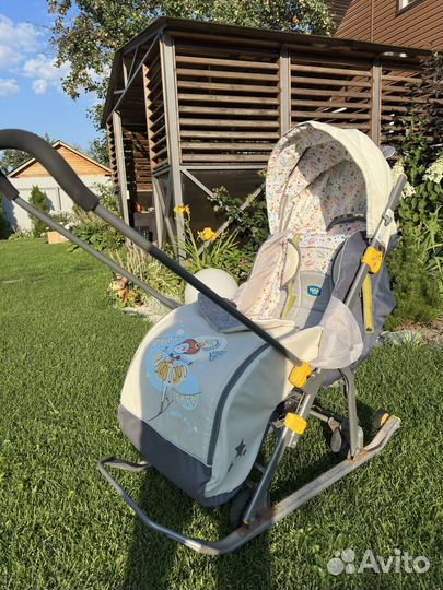 Санки коляска ника
