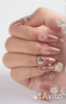 Гелевые наклейки для ногтей - маникюр за 5 минут