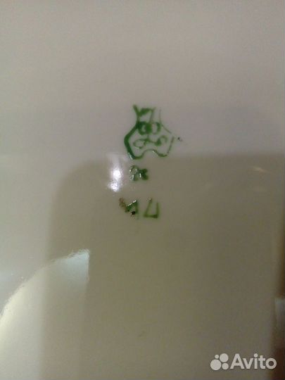 Большое фарфоровое блюдо Белоруссия дфз