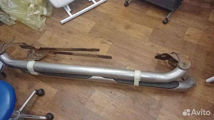 Защита порогов rav 4