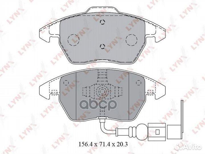 Колодки тормозные audi A3/volkswagen G5/passat