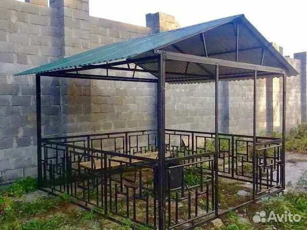 Беседка Домик большая металлическая с доставкой
