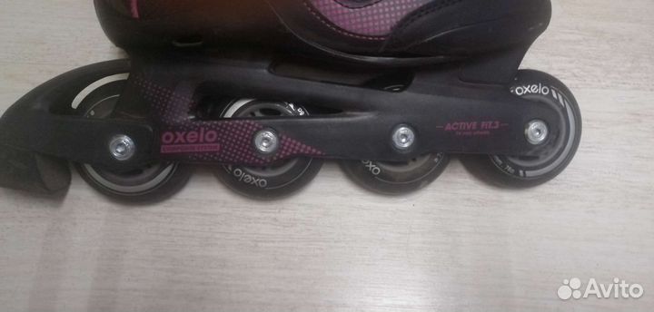 Ролики женские Oxelo 38 размер+ защита и сумка