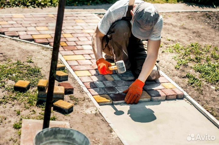 Тротуарная плитка и брусчатка большой выбор