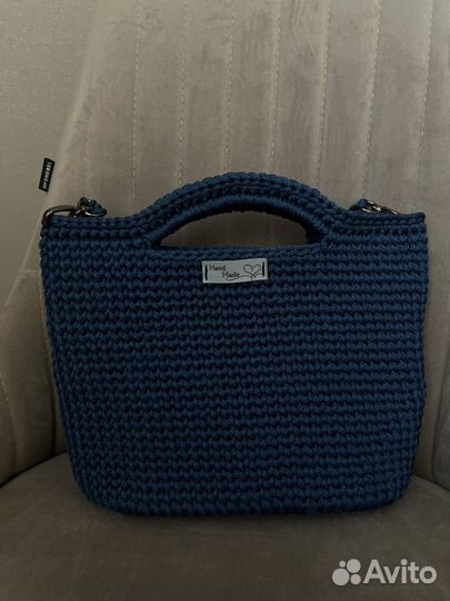 Вязанный шоппер