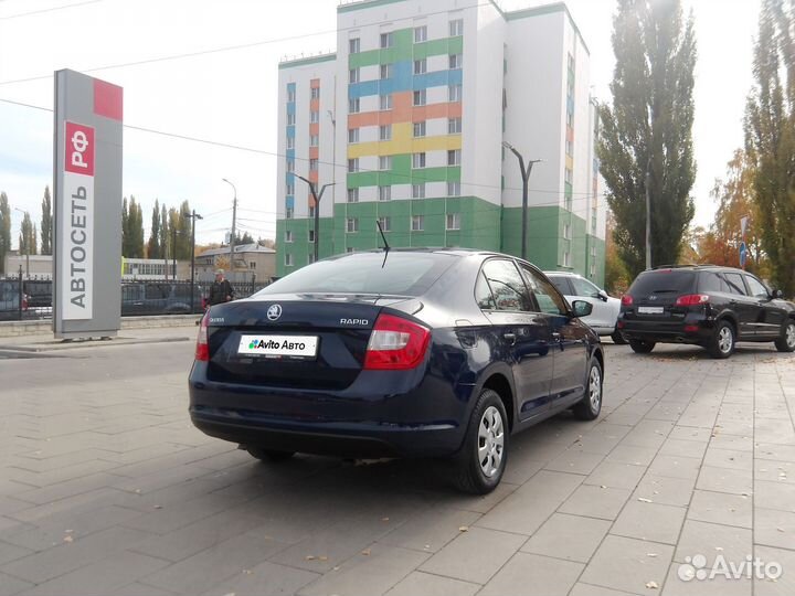 Skoda Rapid 1.6 МТ, 2016, 163 429 км