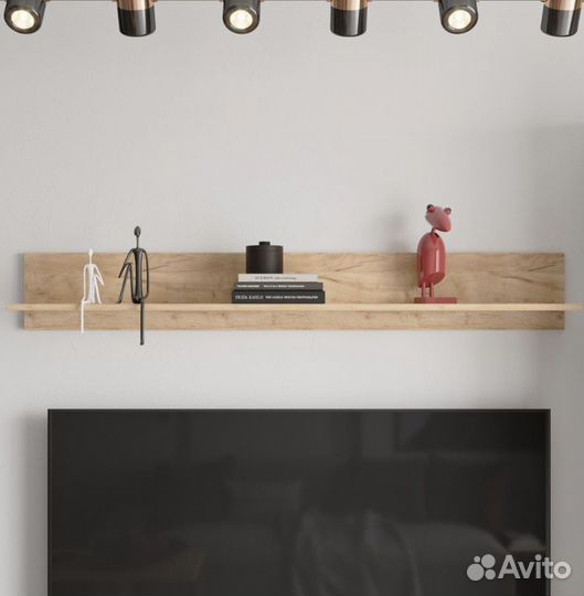 Полка навесная белая 2шт