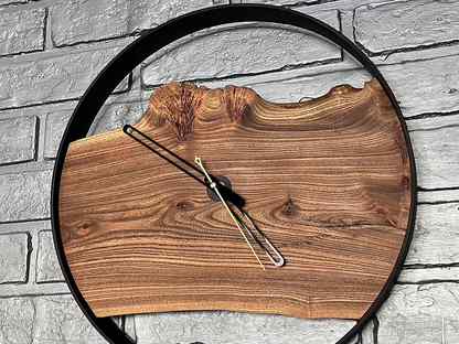 Часы настенные из карагача (в наличии), Белорецк