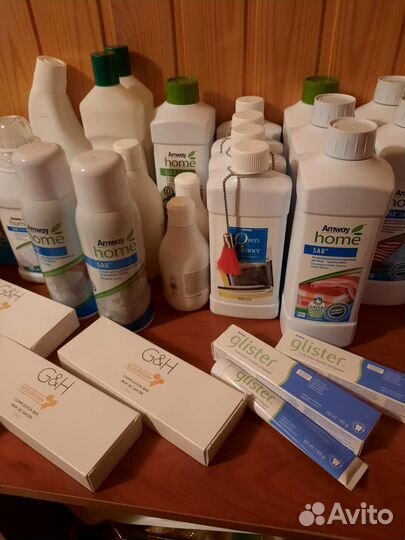Амвей-стиральный порошок, моющие ср-ва, дезодорант