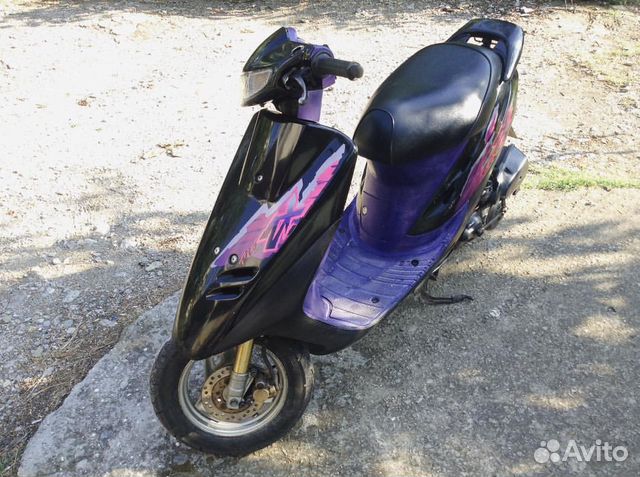 Honda Dio 28zx сине фиолетовый