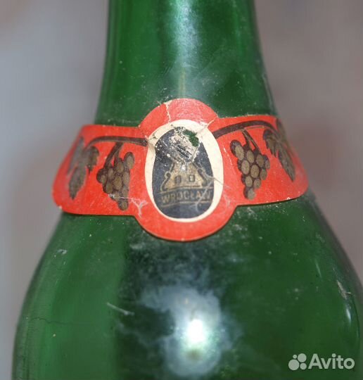 Редкая бутылка из-под вермута. Польша, 1970-е гг