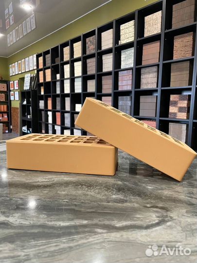 Кирпич облицовочный солома рустик жкз