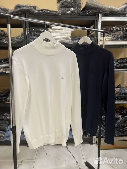 Водолазки Lacoste (Белый,Синий)