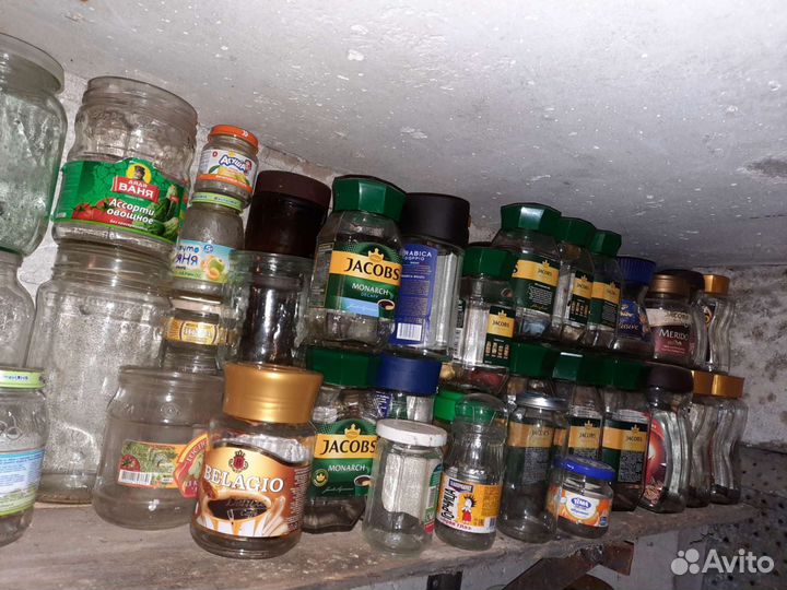 Банки стеклянные из под кофе