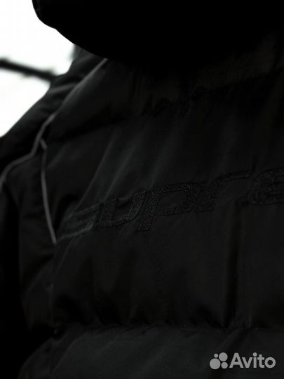 Пуховик supreme x jordan рефлектив