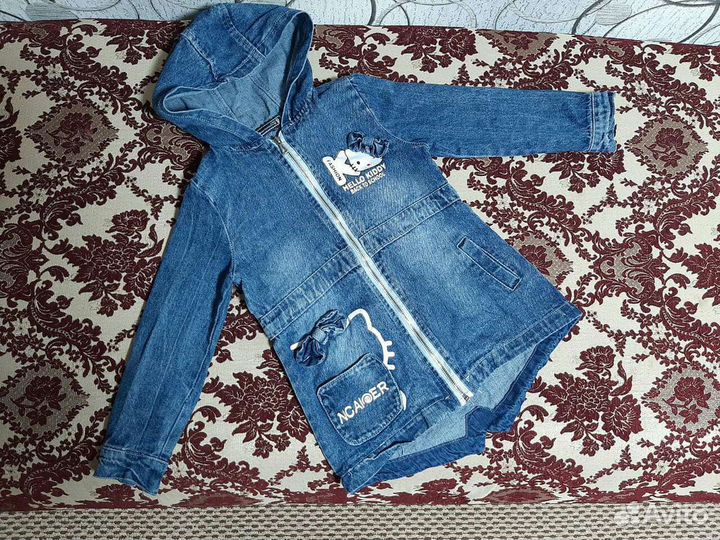 Куртка для девочки джинсовая