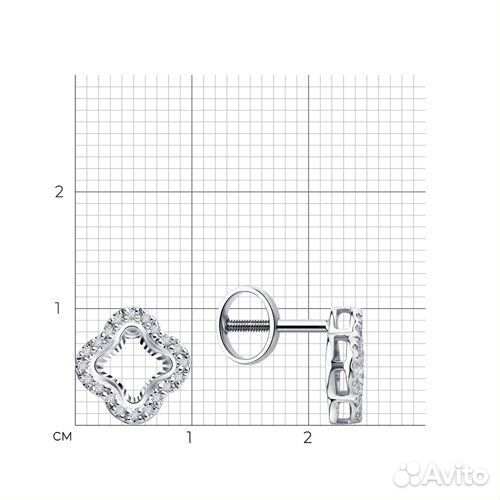 Серьги sokolov из золота, 1022366-3